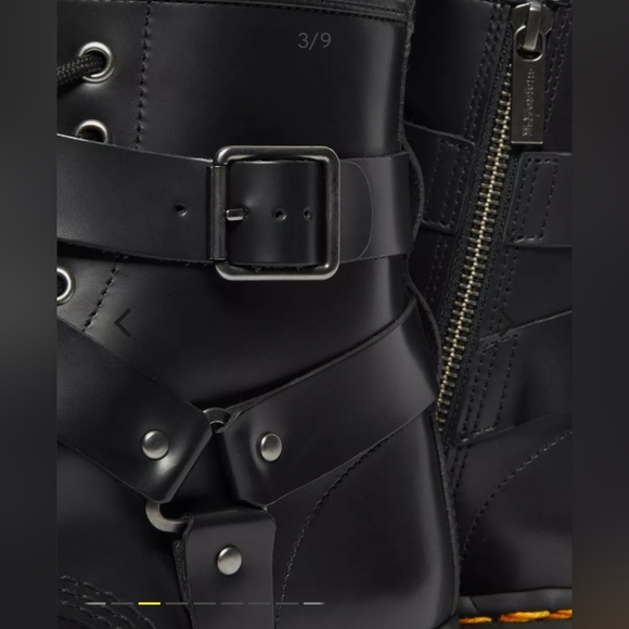 Dr Marten Genuine Leather Harness Boots sz 7 - Picture 3 of 14